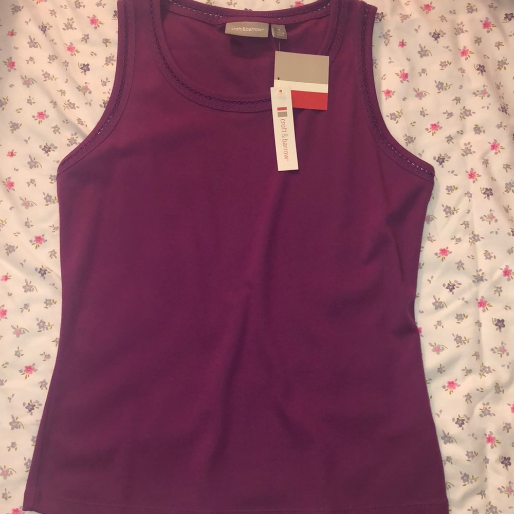 NWT Cotton Sleeveless Top